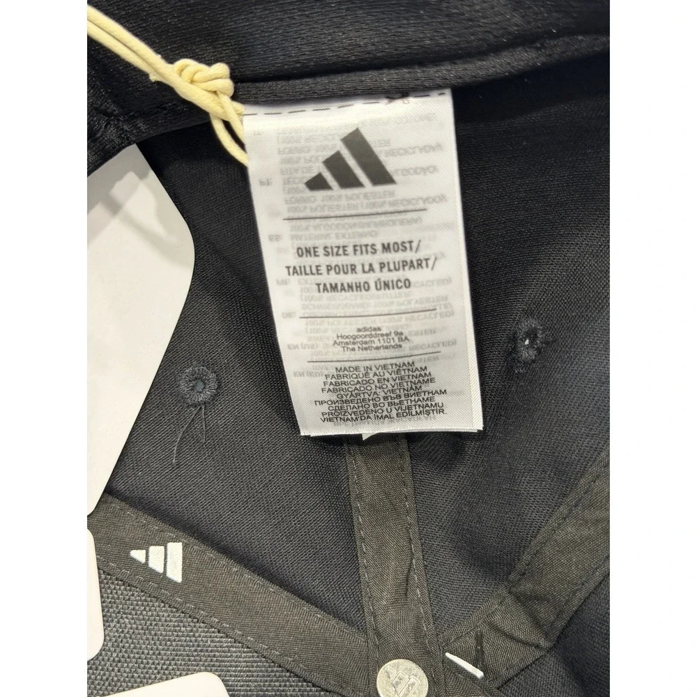 Adidas Argentina AFA 3-Stripe Baseball Cap KE5950 Black White Gold World Cup NWT